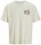 Jack & Jones Fuji Crew Neck T-Shirt Antique White - Marškinėliai - Marškinėliai - 2XL-14XL