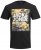 Jack & Jones JJPETE SHAPE Camo Print T-Shirt Black - Marškinėliai - Marškinėliai - 2XL-8XL