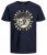 Jack & Jones JJEUSTACE T-Shirt Navy - Marškinėliai - Marškinėliai - 2XL-14XL