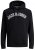 Jack & Jones JJCITY Hoodie Black - Megztiniai ir džemperiai - Megztiniai ir Džemperiai - 2XL-14XL