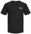 Jack & Jones JCOEDTN T-Shirt with Back Print Black - Marškinėliai - Marškinėliai - 2XL-14XL