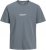 Jack & Jones Lington Back And Front Print Crew Neck T-Shirt Grey - Marškinėliai - Marškinėliai - 2XL-14XL