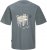 Jack & Jones Lington Back And Front Print Crew Neck T-Shirt Grey - Marškinėliai - Marškinėliai - 2XL-14XL