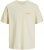 Jack & Jones Retiro Crew Neck T-Shirt Antique White - Marškinėliai - Marškinėliai - 2XL-14XL
