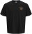 Jack & Jones Parallel Crew Neck T-Shirt Black - Marškinėliai - Marškinėliai - 2XL-14XL