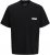 Jack & Jones Summer Sago Print Crew Neck T-Shirt Black - Marškinėliai - Marškinėliai - 2XL-14XL