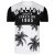 Kam Jeans 5228 Malibu T-shirt Black/White - Marškinėliai - Marškinėliai - 2XL-8XL
