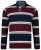 Kam Jeans 5242 Long Sleeve Polo Burgundy - Polo marškinėliai - Polo marškinėliai - 2XL-8XL