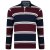 Kam Jeans 5242 Long Sleeve Polo Burgundy - Polo marškinėliai - Polo marškinėliai - 2XL-8XL