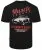 Kam Jeans 5710 Legendary Racing Slub Tee With Back Print Black - Marškinėliai - Marškinėliai - 2XL-14XL