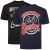Kam Jeans 5712 Twin Pack Motorcycle/Cycle Print Tee Black and Navy - Marškinėliai - Marškinėliai - 2XL-14XL