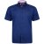 Kam Jeans 6160 Short Sleeve Dobby Print Shirt Twilight Blue - Marškiniai - Marškiniai - 2XL-8XL