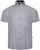 Kam Jeans 6328 AOP Geo Print Short Sleeve Shirt Charcoal - Marškiniai - Marškiniai - 2XL-8XL