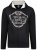 Kam Jeans 705 Motor Oil Hoodie Black - Megztiniai ir džemperiai - Megztiniai ir Džemperiai - 2XL-14XL