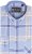 Kam Jeans P038 LS Premium Cotton Check Shirt Denim - Marškiniai - Marškiniai - 2XL-8XL