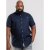 D555 Brixton Shirt Navy - Marškiniai - Marškiniai - 2XL-8XL