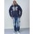 D555 Thurston Full Zip Hoodie Navy - Megztiniai ir džemperiai - Megztiniai ir Džemperiai - 2XL-14XL