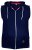 D555 Blake Sleeveless Hoodie Navy - Megztiniai ir džemperiai - Megztiniai ir Džemperiai - 2XL-14XL