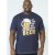 D555 Murray T-shirt Navy - Marškinėliai - Marškinėliai - 2XL-14XL