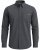 Motley Denim Lisbon Long Sleeve Shirt Charcoal - Marškiniai - Marškiniai - 2XL-8XL