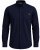Motley Denim Lisbon Long Sleeve Shirt Navy - Marškiniai - Marškiniai - 2XL-8XL