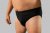 20 Nodi Stretch Cotton Briefs with Embroidered Side Label Black - Apatinis trikotažas ir plaukimo apranga - Apatinis trikotažas - 2XL-8XL