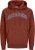 Jack & Jones CALEB Hoodie Red - Megztiniai ir džemperiai - Megztiniai ir Džemperiai - 2XL-14XL