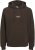 Jack & Jones Soho Hoodie Brown - Megztiniai ir džemperiai - Megztiniai ir Džemperiai - 2XL-14XL