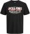 Jack & Jones Logo 2COL T-Shirt Black - Marškinėliai - Marškinėliai - 2XL-14XL