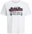 Jack & Jones Logo 2COL T-Shirt White - Marškinėliai - Marškinėliai - 2XL-14XL