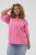 Kaffe Curve Karlia 3/4 Sleeve Blouse Pink - Palaidinės ir tunikos - 