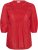 Kaffe Curve Karlia 3/4 Sleeve Blouse Red - Palaidinės - 