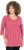 Ulla Popken Minimalist Ho Ho Ho Print 3/4 Sleeve Tee Salsa Red - Spausdinti marškinėliai moterims - 