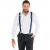 JP1880 Suspenders X-Shape Navy - Aksesuarai - 