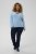 Kaffe Curve Jilanda V-Neck Pullover Blue - Megztiniai ir megzti drabužiai - 
