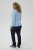 Kaffe Curve Jilanda V-Neck Pullover Blue - Megztiniai ir megzti drabužiai - 