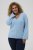 Kaffe Curve Jilanda V-Neck Pullover Blue - Megztiniai ir megzti drabužiai - 