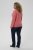 Kaffe Curve Jilanda V-Neck Pullover Red - Megztiniai ir megzti drabužiai - 