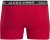 Jack & Jones Hector Solid Trunks 3-Pack Navy/Red/Grey - Boxer šortai - Vyriški dideli boxer šortai