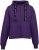 Nora Mikken GERTRUD Cropped Hoodie Purple - DRABUŽIAI MOTERIMS XS-XXL - 