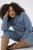Kaffe Curve Vilana Denim Jacket Washed Blue - Džinsinės striukės - 