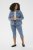 Kaffe Curve Vilana Denim Jacket Washed Blue - Džinsinės striukės - 