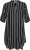 Kaffe Curve Milana Shirt Suknelė Juoda / Chalk juosta - Suknelės - 