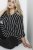 Kaffe Curve Milana Shirt Suknelė Juoda / Chalk juosta - Suknelės - 