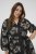 Kaffe Curve Kimmie Dress Black Chalk Embroidery - Midi suknelės - 