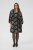 Kaffe Curve Kimmie Dress Black Chalk Embroidery - Midi suknelės - 