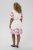 Kaffe Curve Rosa Mini Dress White Rose Border Flower - Mini suknelės - 