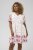Kaffe Curve Rosa Mini Dress White Rose Border Flower - Mini suknelės - 