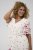 Kaffe Curve Rosa Mini Dress White Rose Border Flower - Mini suknelės - 