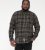 D555 Destin Checked Long Sleeve Shirt Black/Tan Check - Marškiniai ilgomis rankovėmis - 
